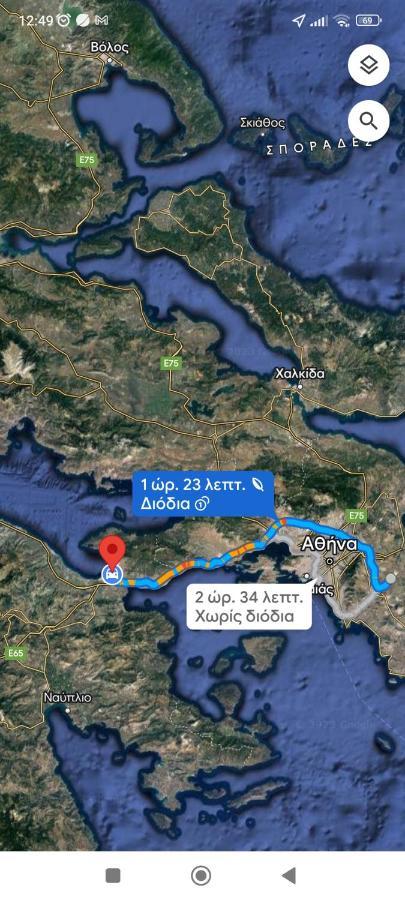 Studio Poseidonia Apartment 75Sqm Corinth Canal Esterno foto